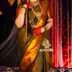 ব্লাউজ পিস সহ কাঞ্চিপুরম শাড়ী